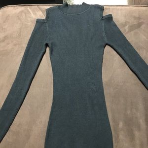 NWOT! Black cold shoulder sweater. Size Medium